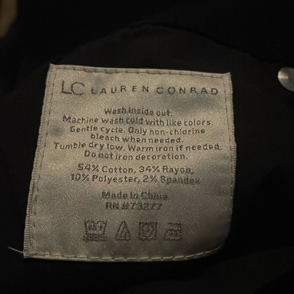 LC Lauren Conrad Jeggings - Women's Black size 4 - Picture 8 of 8